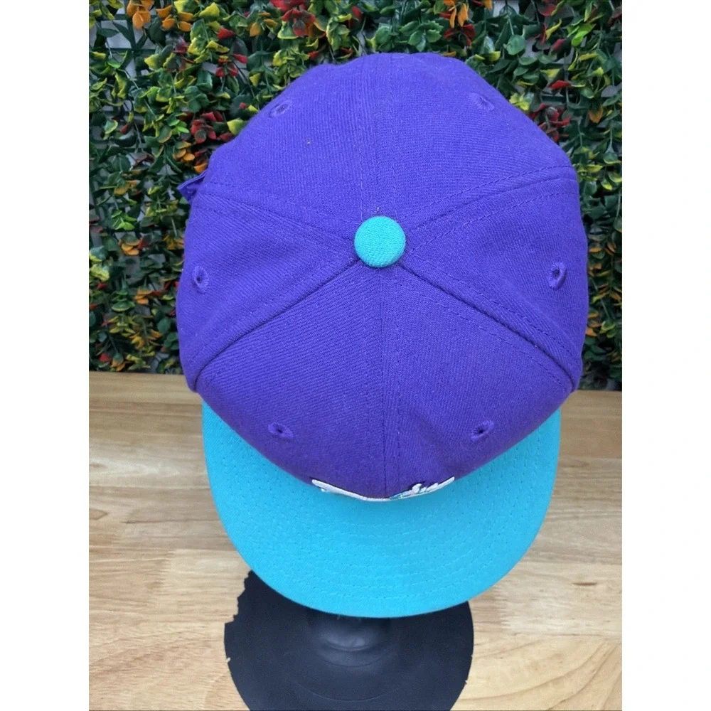 Miami Heat‎ NBA Hardwood Classics New Era M/L Snapback Hat Cap Purple Turquoise